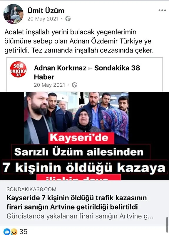 turkiye-sehitlerine-agliyor-hikayeleri-yurek-burktu-ogrencilere-burs-veriyormus-1751888255990.jpeg Şehit Ümit Üzüm'in bir kazada 7 yakınını kaybettiği öğrenildi. (DHA)