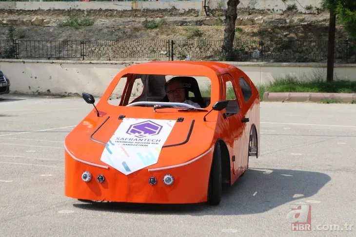 Liseli öğrenciler ürettikleri ’Safrantech’ adlı elektrikli otomobille TEKNOFEST’te yarışacak🚗