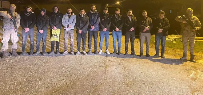Edirne’de 11 kaçak göçmen yakalandı