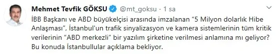 AK Parti’den CHP’li Ekrem İmamoğlu’na kritik soru! Amerika ve hibe mi? 5 milyon dolarlık hibe neyin karşılığı?
