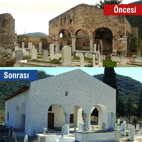 CHP'lİ Muğla Büyükşehir Belediyesi'nin Çeşmeköy Camii restorasyonu tartışma konusu oldu! Osman Gürün'e sosyal medyadan tepki yağıyor - 1