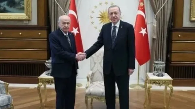 Başkan Erdoğan Devlet Bahçeli ile görüşüyor