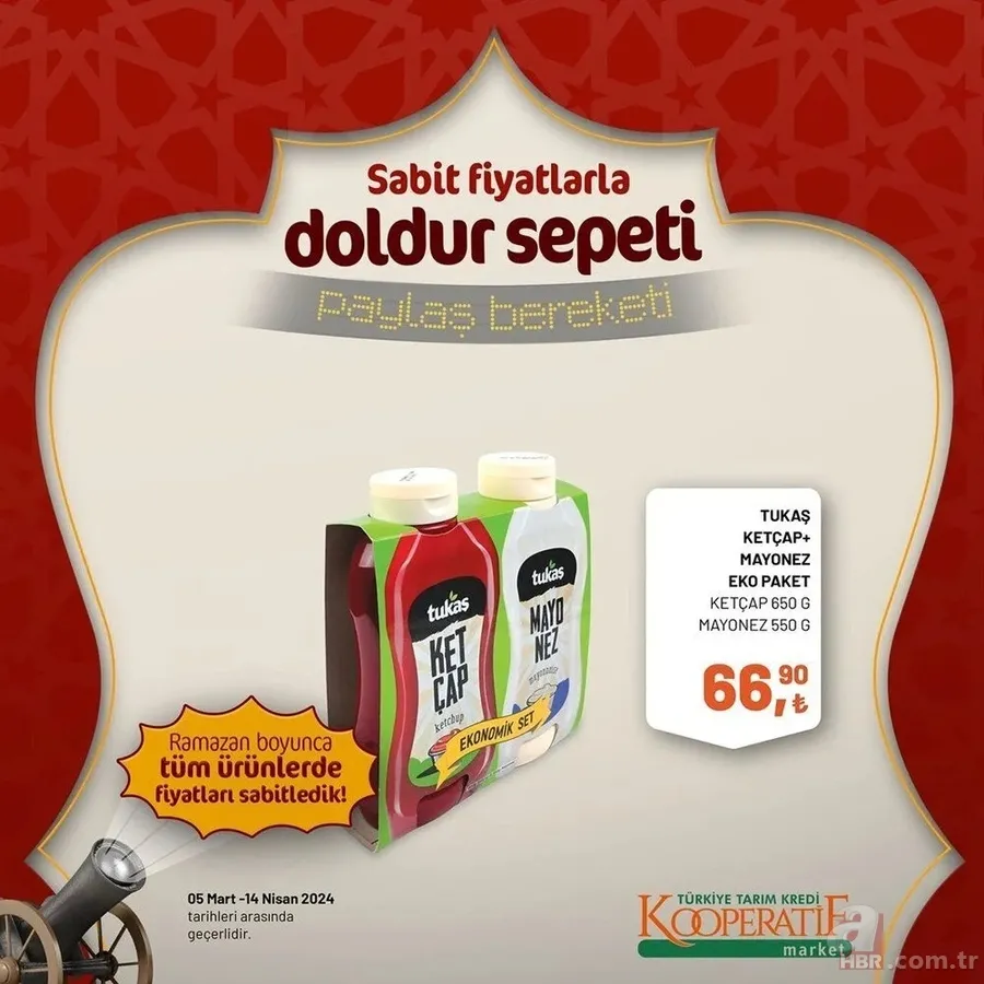 Tarım Kredi Market 30 Mart indirim kataloğu yayınladı! Kaşar peynir 205,00 TL’ye, tost peyniri 185,00 TL’ye, tereyağı 259,00 TL’ye, süt 22,50 TL’ye satışta 3