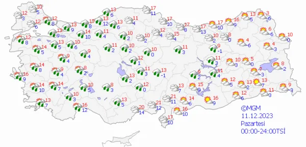 1701982136199.png Sağanak yağış tüm yurdu etkisi altına alıyor! Meteoroloji il il uyardı: Sel ve su baskınlarına dikkat! 5 günlük hava durumu raporu... - 10