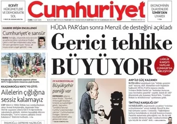 Millet İttifakı'nın giderek artan tehdidi! Cumhuriyet Gazetesi 28 Şubat düğmesine bastı! Cumhur İttifakı'nı terörize etmeye çalıştılar