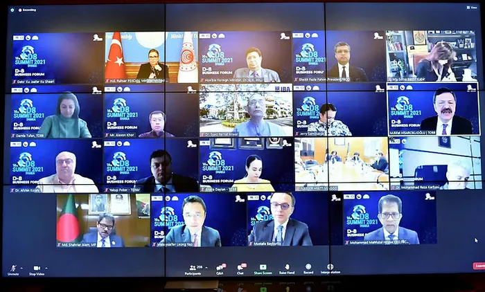 Ticaret Bakanı Ruhsar Pekcan'dan D-8 ülkelerine dijital ekonomi ve e-ticaret gibi alanlarda iş birliği çağrısı - 1