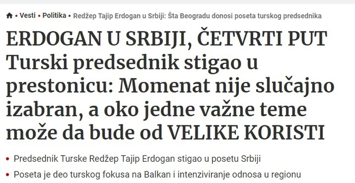 Balkan medyasında Başkan Erdoğan manşetleri: Kopmaz bağın düğüm noktası