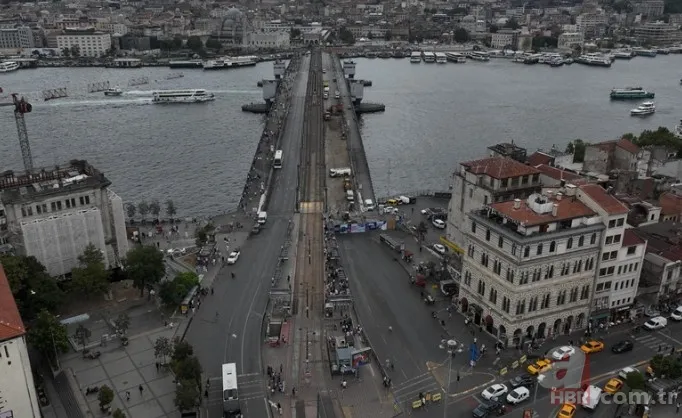 Galata Köprüsü güzergahını kullanacaklar dikkat! O saate kadar yol kapatıldı 3