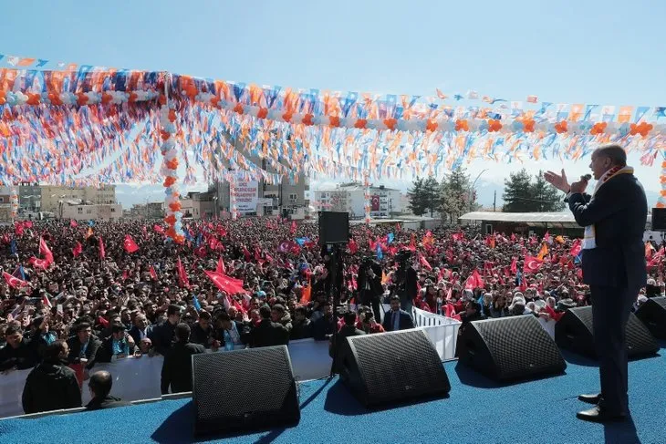 Başkan Erdoğan'a Şırnak'ta sevgi seli