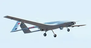 İlk İHA KKTC’ye böyle iniş yaptı!