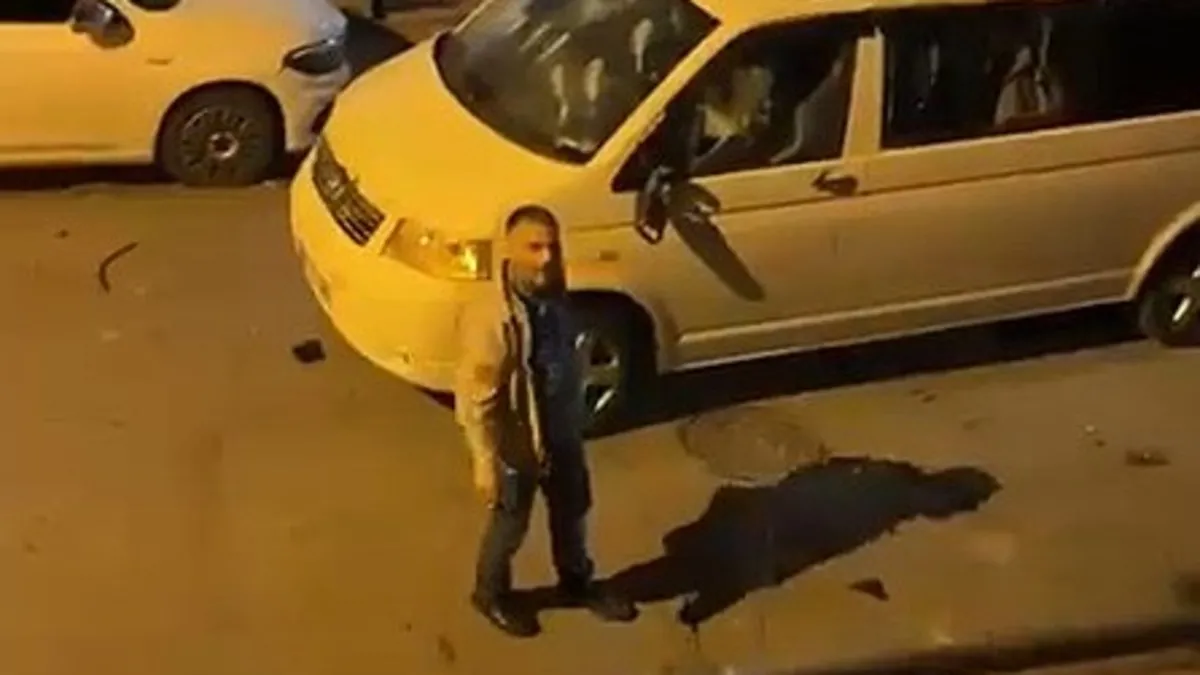 Ümraniye'de dehşet anları! Önce eşinin sonra komşusunun camlarını patlattı