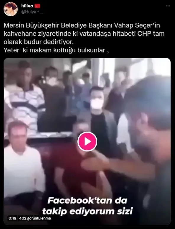 CHP'li Mersin Büyükşehir Belediye Başkanı Vahap Seçer vatandaşı azarladı: Haddinizi bilin - 3