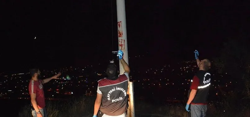 Hainlerden Türk bayrağına alçak saldırı!