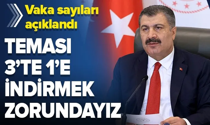 Sağlık Bakanlığı koronavirüs vaka sayılarını açıkladı