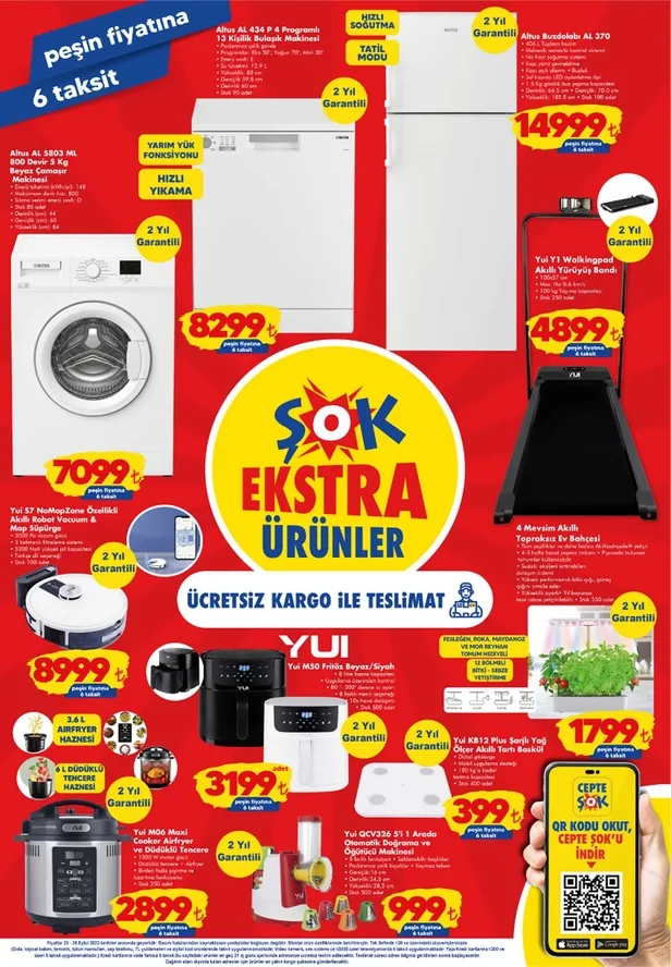 ŞOK haftanın ikinci kataloğunu yayınladı! İşte ŞOK 21 ve 23 Eylül tarihlerinde yayınladığı aktüel ürünler katalogları…