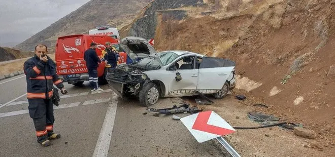 Malatya'da otomobil şarampole devrildi: 6 yaralı