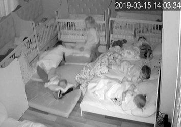 Antalya Alanya'da kreşte kabus! Çocukların darp edilişini gülerek izledi