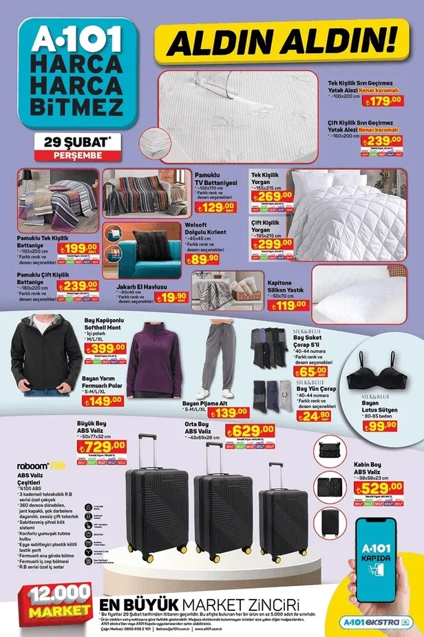 A101’de indirimler bugün başladı! A101 29 Şubat Aktüel İndirim Kataloğu’nda Hangi Ürünler Var?