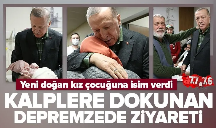 Başkan Erdoğan depremzedeleri ziyaret etti