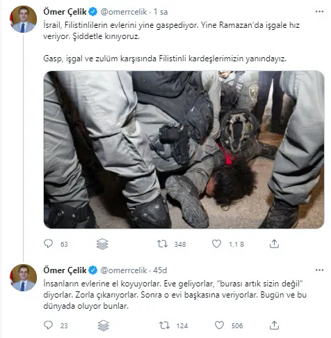 Son dakika: AK Parti Sözcüsü Ömer Çelik'ten İsrail'e sert tepki: Gasp, işgal ve zulüm karşısında Filistinli kardeşlerimizin yanındayız - 1