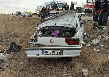 Şarampole uçtu "tansiyonum düştü" dedi! Yer: Aksaray
