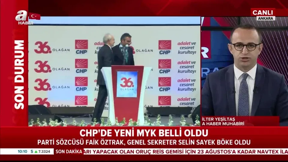 Son dakika: CHP’de yeni MYK belli oldu