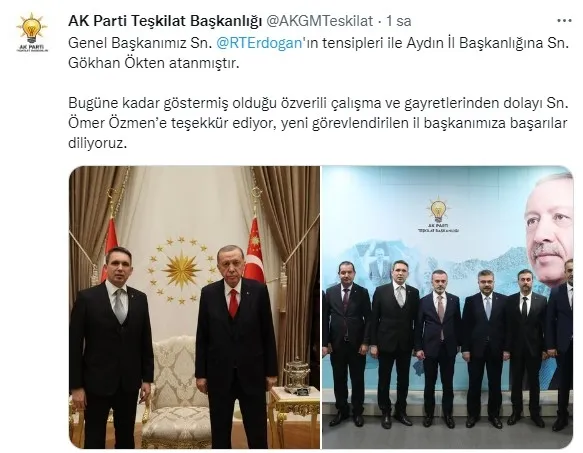 Başkan Erdoğan onayladı! AK Parti’de kan değişimi: 4 il başkanlığına atama