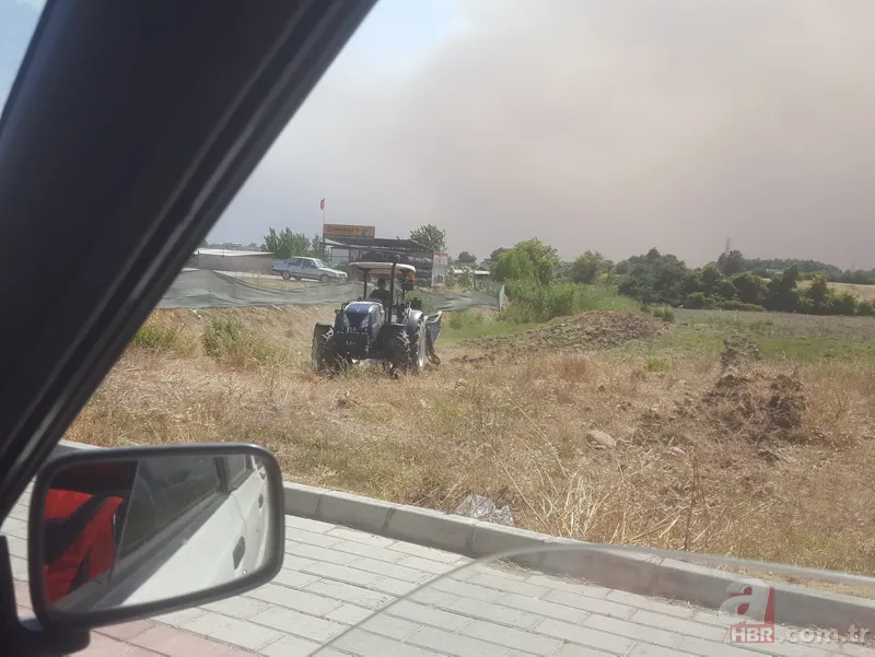 Son dakika: Antalya Manavgat'ta orman yangını! Alevler yerleşim yerlerine sıçradı 20