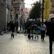 Beyoğlu’ndaki patlama sonrası olay yerinden görüntüler!