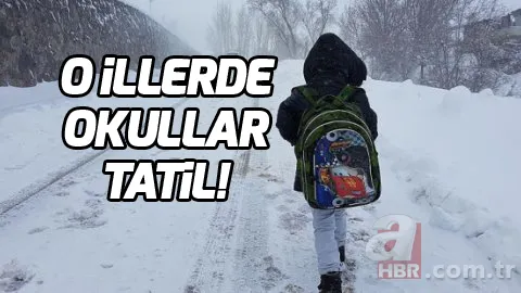 Son dakika: İstanbul'da okullar tatil mi? İşte 7 Ocak Pazartesi günü kar tatili olan iller! 1