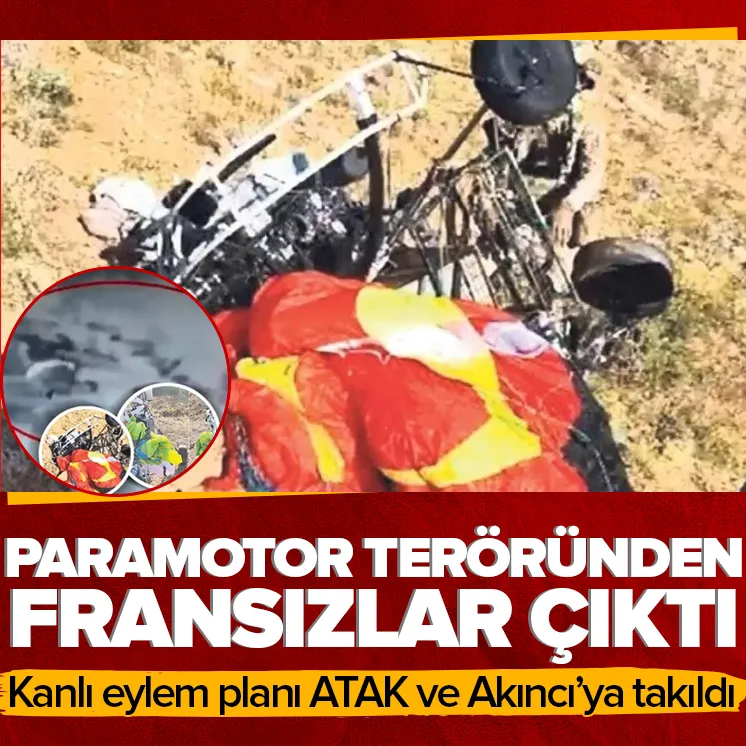 PKKnın paramotor terörünün eğitimi Fransızlardan!