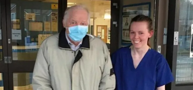 87 yaşındaki İngiliz koronavirüsü yendi