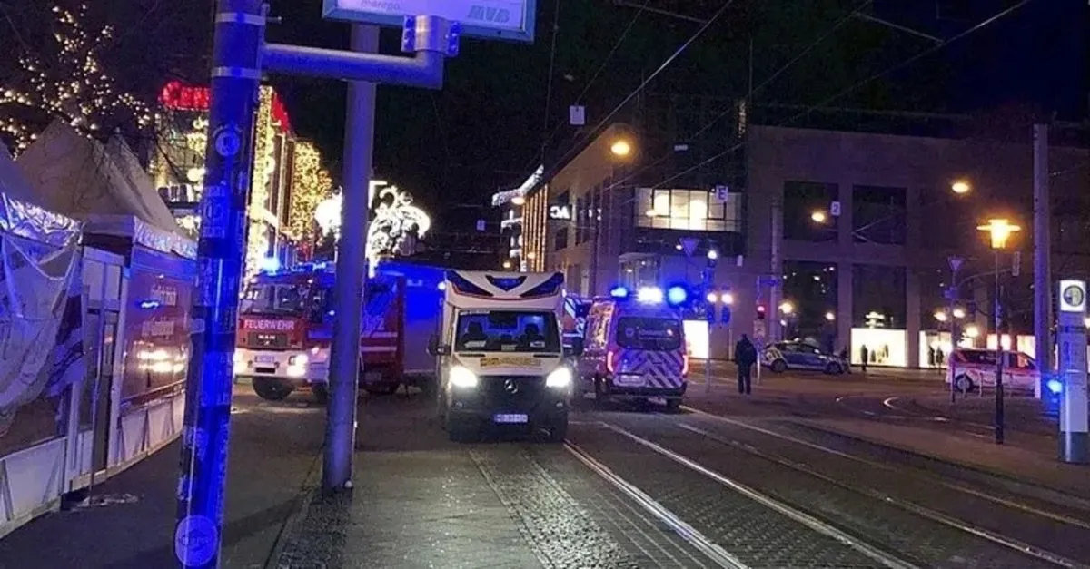 Almanya'da pazar yerine saldırı!