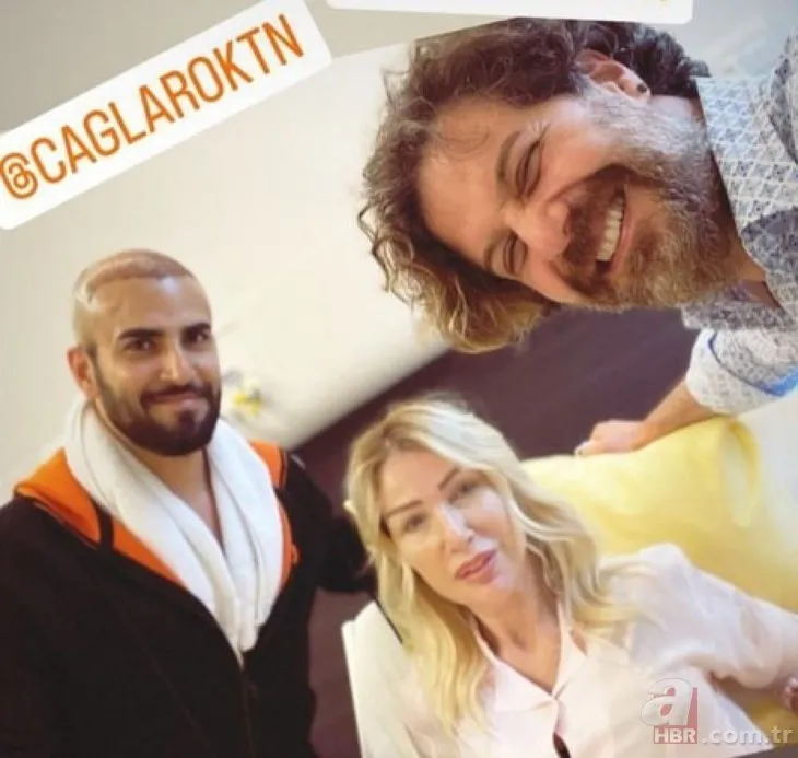 Seda Sayan ve Çağlar Ökten birlikte bıçak altına yattı! Son halleri olay oldu