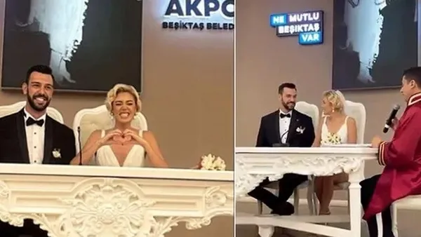 Burcu Binici ve Tankurt Manas sessiz sedasız evlendi! İşte ilk kareler...