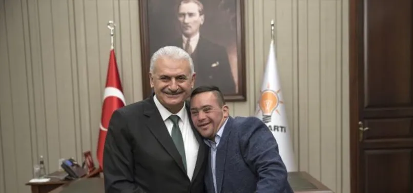 Filistinli Muhammed Başbakan'la görüştü
