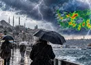 İstanbulda sağanak ve fırtına alarmı!