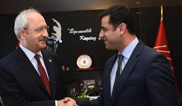 Kobani olaylarında terörden hüküm giyen Selahattin Demirtaş sesli mesajla Kemal Kılıçdaroğlu’na oy istedi!