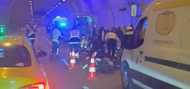 Bomonti-Dolmabahçe Tüneli'nde feci kaza! 2 araca çarpıp takla attı