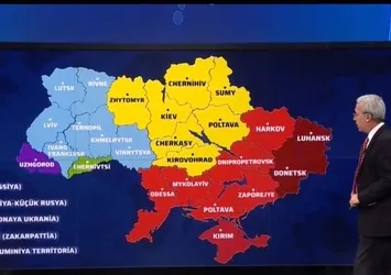 İşte en kötü senaryoda Ukrayna haritası: Küçücük bir yere hapsedilmiş! Ukrayna ikiye mi bölünecek? Rusya ne amaçlıyor?