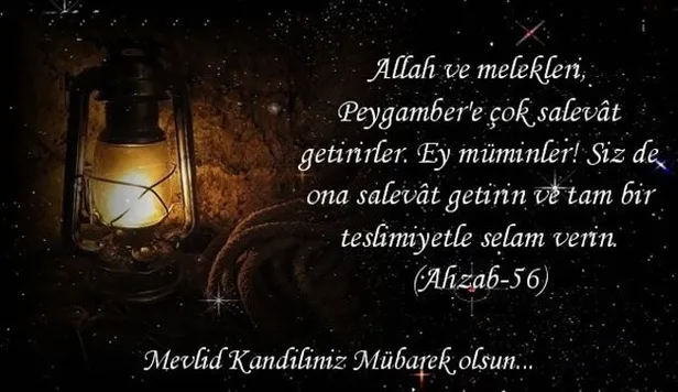Dualı yazılı şiirli mübarek Kandil mesajları! 2021 en farklı değişik Mevlid Kandili mesajları sözleri! - 6