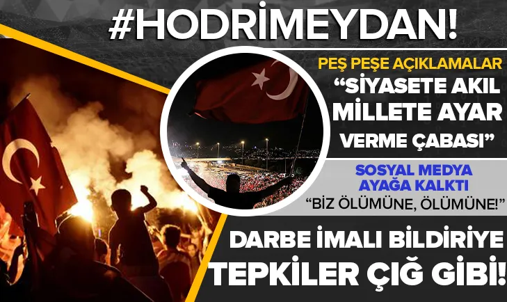 Milli iradeyi hedef alan skandal bildiriye hükümetten ilk tepki!