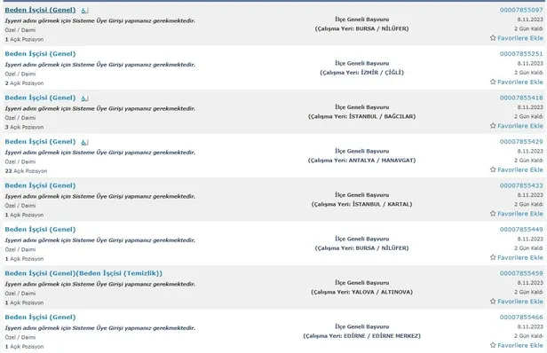 KPSS puan şartı aranmıyor! Türkiye geneli ilkokul mezunu 31 bin personel alımı başları! Başvuru şartları ve ekranı…