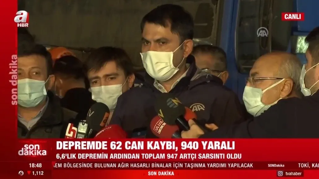 Son Dakika Cevre Ve Sehircilik Bakani Murat Kurum Dan Izmir Depremi Hakkinda Onemli Aciklamalar