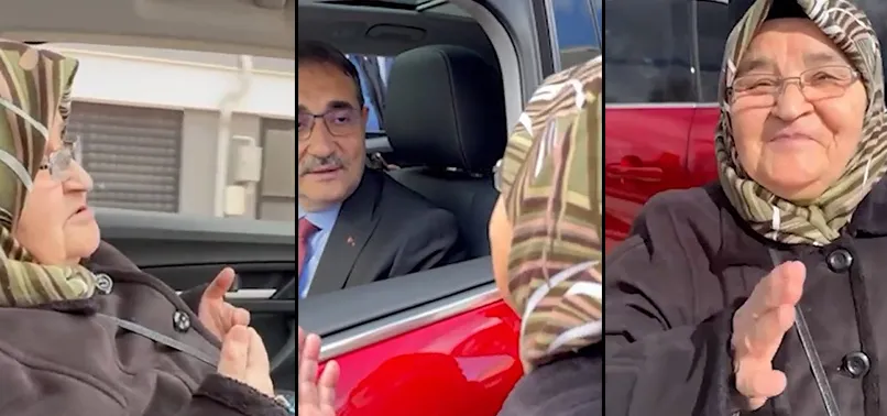 Bakan Fatih Dönmez Togg'a binmek isteyen Gülistan teyzeyi kırmadı: Allah devletimize Başkan Erdoğan'a zeval vermesin