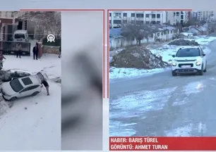 Malatya’da dondurucu soğuk etkili