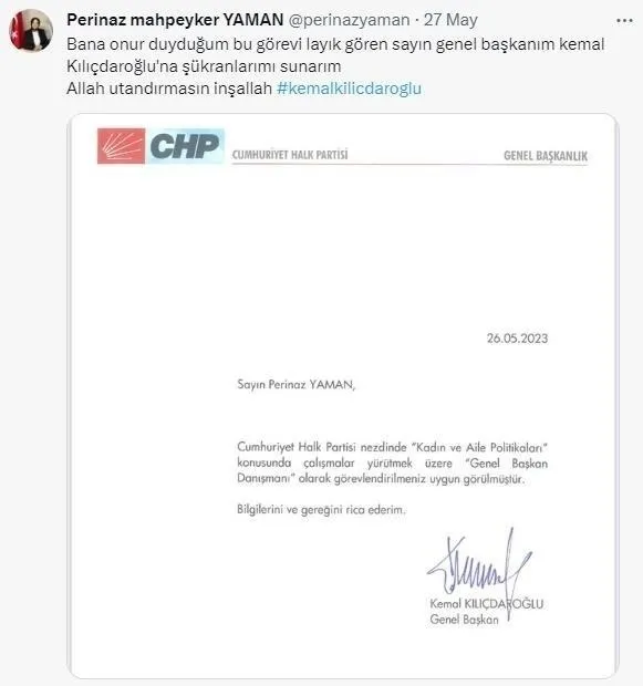 Kemal Kılıçdaroğlu ve Atatürk’e hakaret yağdıran CHP’li danışman Perinaz Mahpeyker Yaman kendisini bakın nasıl savundu! Anıtkabir’i de alet etti