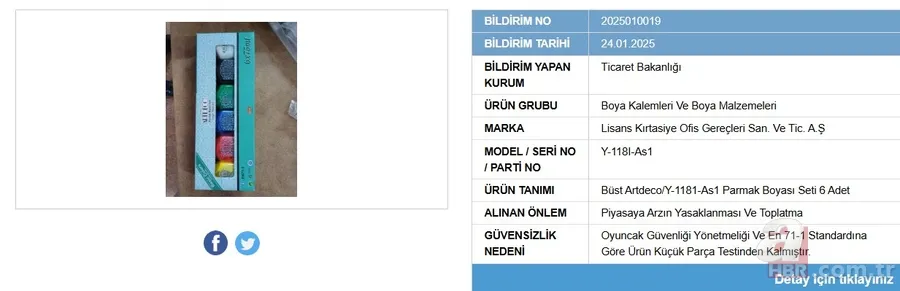 Veliler dikkat! Bakanlık bu ürünleri yasakladı! Tek tek toplatılıyor 10