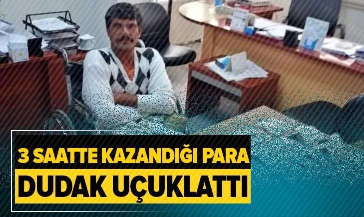 Pakistanlı dilenci 3 saatte 510 lira topladı