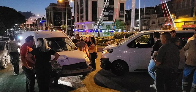 Ereğli’de iki hafif ticari araç çarpıştı! Yaralılar var